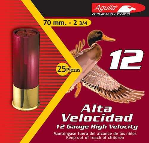 12 Gauge 25 Rounds Ammunition Aguila 2 3/4" 1 1/4 oz Lead #6